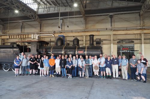 Conference photo at the Ipswich Railway Workshops - Matthew Gieir